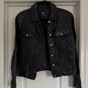 GAP vintage genuine Leather Jacket